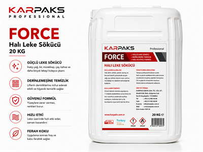 Karpaks Force Halı Leke Sökücü 20 Kg