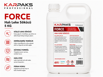 Karpaks Force Halı Leke Sökücü 5 Kg