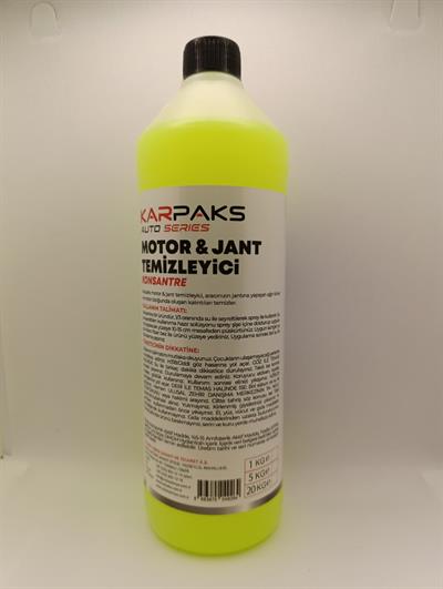 KARPAKS Motor Temizleyici 1 LT | Yağ ve Kir Sökücü Profesyonel Motor Bakım Ürünü