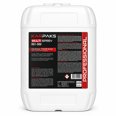 Karpaks Multi Sprey 001-500 Çok Amaçlı Temizlik Ürünü 20 KG