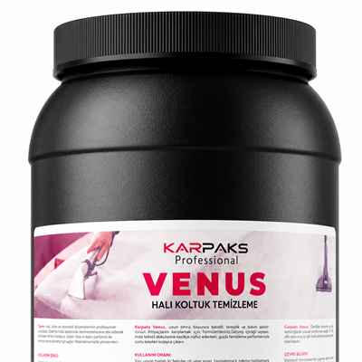 Karpaks Professional Venus Halı Koltuk Temizleme Deterjanı 3 Kg Konsantre Profesyonel Leke Çıkarıcı