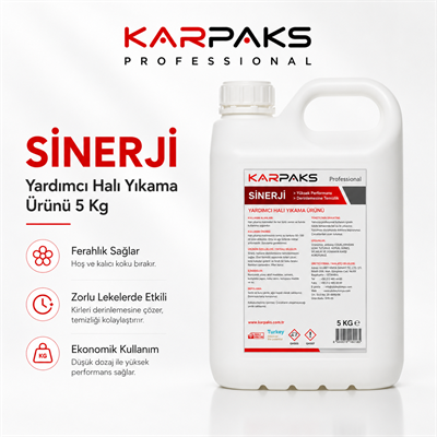 Karpaks Sinerji Yardımcı Halı Yıkama Ürünü 5 Kg