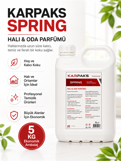 Karpaks Spring Halı ve Oda Parfümü 5 Kg