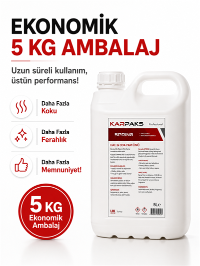 Karpaks Spring Halı ve Oda Parfümü 5 Kg