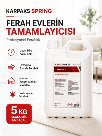 Karpaks Spring Halı ve Oda Parfümü 5 Kg