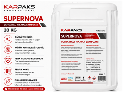 Karpaks Supernova Halı Yıkama Şampuanı 20kg