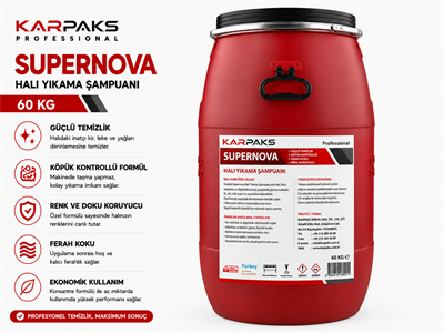 Karpaks Supernova Halı Yıkama Şampuanı 60kg