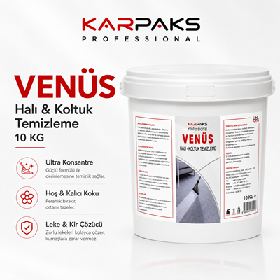 Karpaks Venüs Halı Koltuk Temizleme 10 Kg