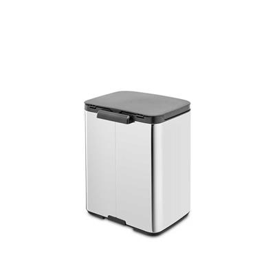 001-01-Bo Brıllant Steel Çöp Kutusu 7L