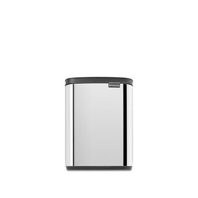 001-01-Bo Brıllant Steel Çöp Kutusu 7L