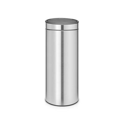 001-01-Fpp Matt Steel New Dokunmatik Çöp Kutusu 30L