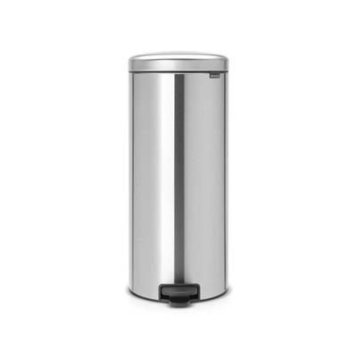 001-01-Newıcon Fpp Matt Steel Pedallı Çöp Kutusu 30L