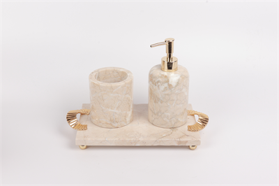 2in Kleopatra 3lü Set Bej-gold