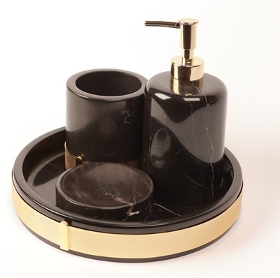 2İn Lane 4Lü Set-Siyah Gold