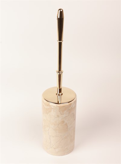 2İn Tuvalet Fırçası Bej-Gold