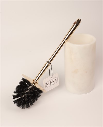 2in Tuvalet Fırçası Beyaz-gold