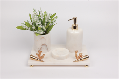 2in Bej Kabarasız 4lü Set