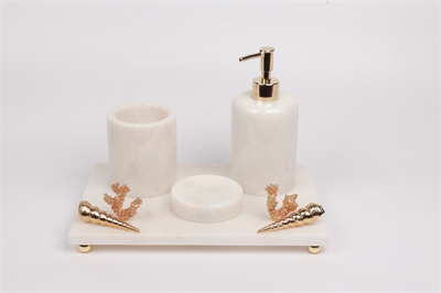 2in Bej Kabarasız 4lü Set