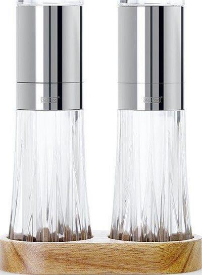 Adhoc Manage Crystal Tuz Ve Biber Değirmen Seti