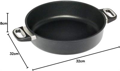 Amt Döküm Sığ Tencere 32 Cm