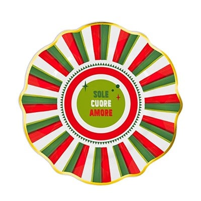 Bacı Milano Dolce Vita 6lı Amore Pasta Tabağı 21 Cm Porselen