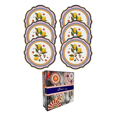 Bacı Milano Dolce Vita 6lı Limon Servis Tabağı 27 Cm Porselen
