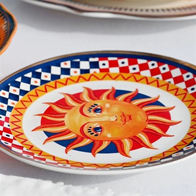 Bacı Milano Dolce Vita 6lı Sun Ekmek Tabağı 16 Cm Porselen