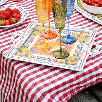 Bacı Milano Dolce Vita Kare Tepsi 40 Cm Melamin