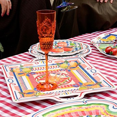Bacı Milano Dolce Vita Kare Tepsi 40 Cm Melamin