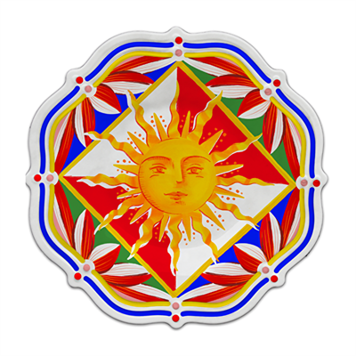 Bacı Milano Dolce Vita Sun 6lı Pasta Tabağı 22 Cm Melamin