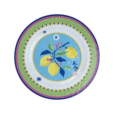 Bacı Milano Mamma Mia 6lı Limon Desenli Yemek Tabağı Seti 28 Cm