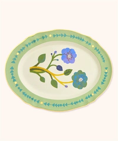 Bıtossı Home Ortensia Oval Servis 34 Cm