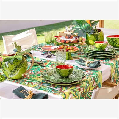 Bordallo Pinheiro Watermelon Yeşil Seramik Çorba Kasesi 13 Cm
