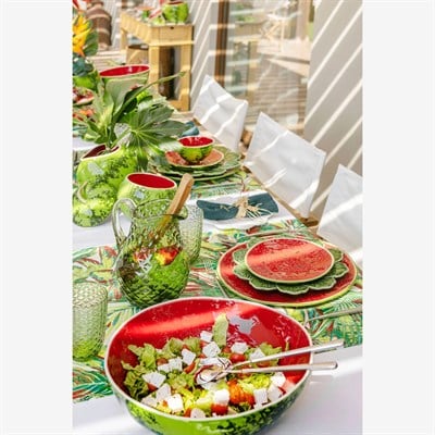 Bordallo Pinheiro Watermelon Yeşil Seramik Servis Kasesi 28 Cm