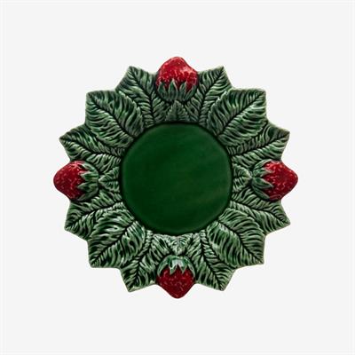 Brd Çilekli Yeşil Tabak 26 Cm