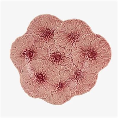 Brd Maria Flor Çiçekli Pembe Tabak 28 Cm