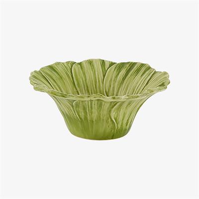 Brd Maria Flor Çiçekli Yeşil Kase 16 Cm