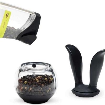 ChefN 101-235-001 Pepperball Karabıber Değırmenı-Sıyah