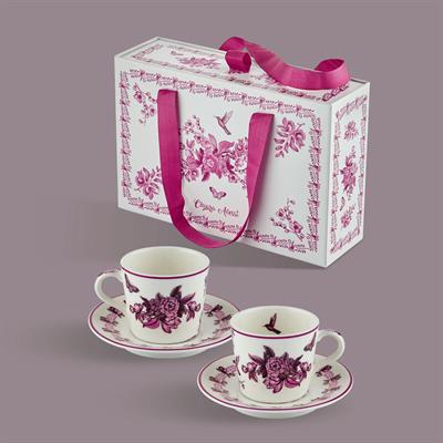 Chiara Alessi Allure Pembe Porselen Kahve Fincan Seti 120 Ml