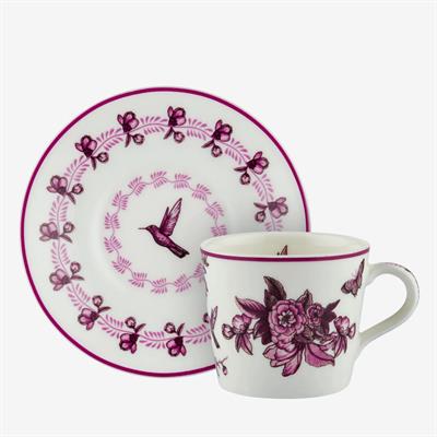 Chiara Alessi Allure Pembe Porselen Kahve Fincan Seti 120 Ml