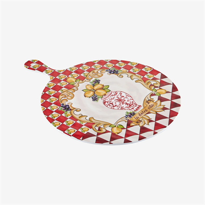 Chıara Alessi Capri Collection Kırmızı Melamin Sunum Tahtası 41 Cm