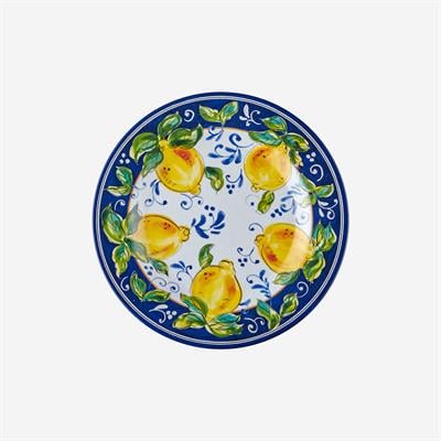 Chıara Alessı Capri Mavi Melamin Kahvaltı Tabağı 23 Cm