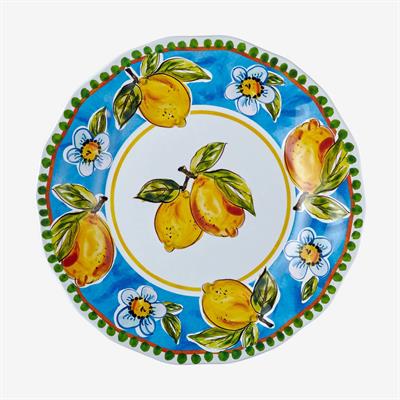 Chıara Alessı Capri Mavi Melamin Yemek Tabağı 28 Cm