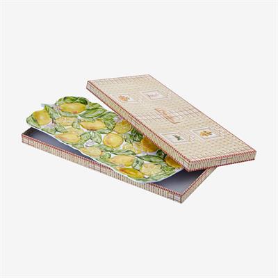 Chıara Alessı Capri Sarı Melamin Servis Tabağı 48 Cm