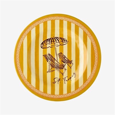 Chiara Alessi Cote Dazur Sarı Tabak 21,5cm