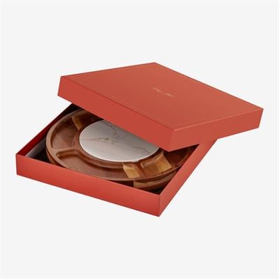 Chiara Alessi Kahverengi Ahşap Peynir Sunum Tabağı Acacia Elegance