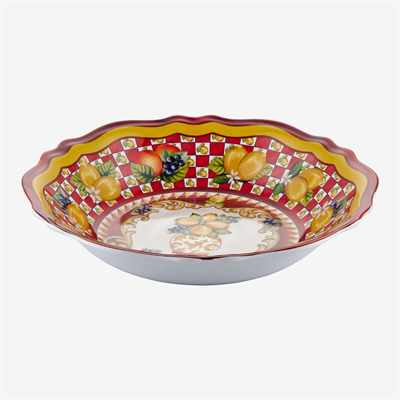 Chıara Alessi Kırmızı Melamin Servis Kasesi 35 Cm