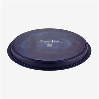 Chiara Alessi Lacivert Metal Tepsi 34 Cm La Felicita Collection