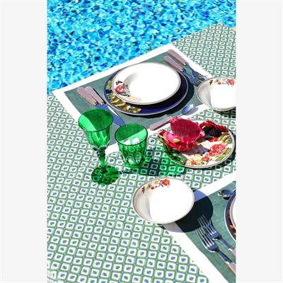 Chıara Alessı Magıc Garden Lacivert/ Beyaz 24 Parça Porselen Yemek Tak