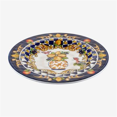 Chiara Alessi Mavi Melamin Kahvaltı Tabağı 21,5 Cm Capri Collection